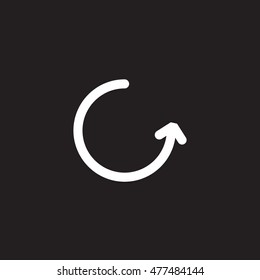 Arrow icon, pictogram, Refresh icon, Vector EPS, EPS10, Image JPG