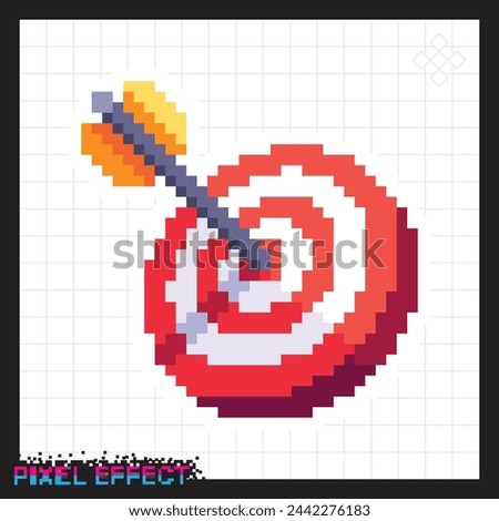 arrow icon in pixel style
