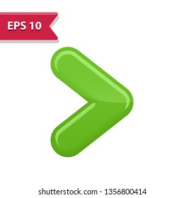 Arrow Icon. Professional, pixel-aligned icon in realistic colors.