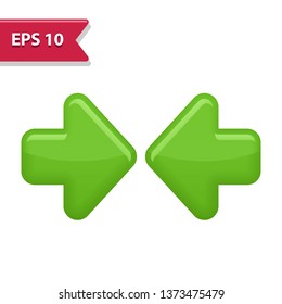 Arrow Icon. Professional, pixel-aligned icon in realistic colors.