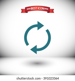 arrow icon refresh, reload icon, rotation icon, loop icon