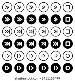Arrow icon related to controller.