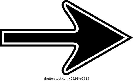 Arrow Icon Right Sign Cursor Pointer Symbol Button