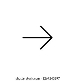 Arrow icon. Road sign