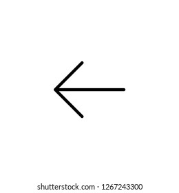 Arrow icon. Road sign