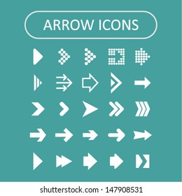 Arrow icon set