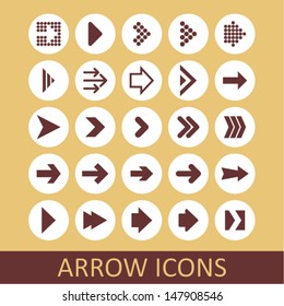 Arrow icon set