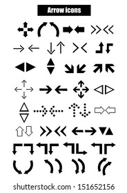 Arrow icon set
