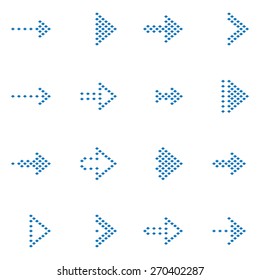 Arrow icon set