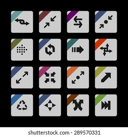 arrow icon set