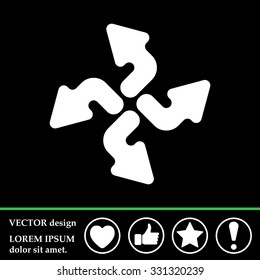 Arrow icon set