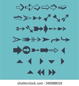 Arrow icon set