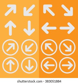 Arrow icon set