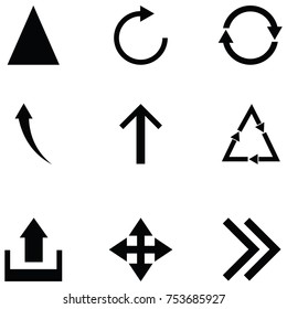 arrow icon set