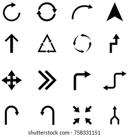 arrow icon set
