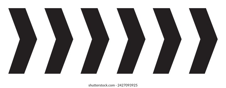 Arrow icon. Set black arrows symbols. Blend effect. Vector isolated on white background