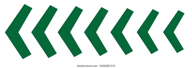 Icono de flecha. Establecer símbolos de flechas negras. Efecto Fusión. Vector aislado sobre fondo blanco