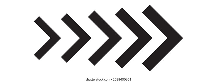 Arrow icon. Set black arrows symbols. Blend effect. Vector isolated on white background