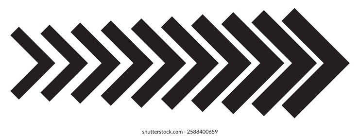 Arrow icon. Set black arrows symbols. Blend effect. Vector isolated on white background