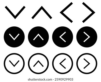 arrow icon set button vector. next button vector web icon isolated on white background