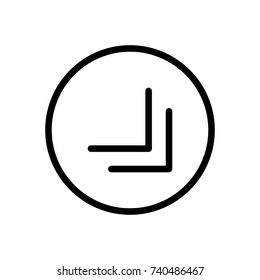 Arrow icon set. Collection of high quality outline menu pictograms in modern flat style. Black information symbol for web design and mobile app on white background. Arrow line logo.