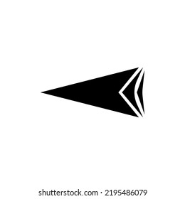 Arrow icon set. Colored arrow symbols. Arrow of different types. Arrow isolated vector graphic elements.