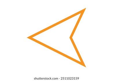 Ícone de seta definido. Seta. Cursor. Colecione diferentes sinais de seta. Ícones de setas pretas. Símbolos de direção de seta de cursor diferentes em estilo plano.