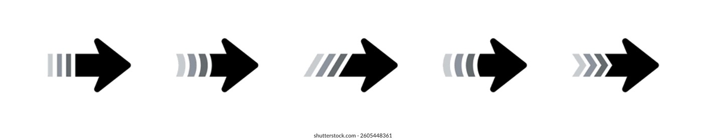 Arrow icon set. Arrow. Cursor. Collection different arrows sign. Flat style arrows icons. Simple arrows  vector illustration