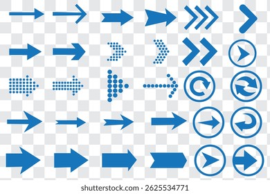 Arrow icon set. Arrow. Cursor. Collection different arrows sign. Black vector arrows icons. Modern simple arrows. Vector illustration.