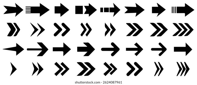 Arrow icon set, Arrow. Cursor. Modern simple arrows. Vector illustration eps 10. Arrow vector collection. Arrows vector illustration collection, 