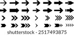 Arrow icon set. Arrow. Cursor. Arrow vector collection. Collection different arrow signs. Black arrows icons. Arrows vector illustration collection.