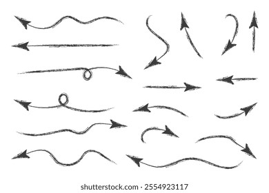 Arrow icon set. Arrow. Cursor. Arrow vector collection. Collection different arrow signs. Black arrows icons. Arrows vector illustration collection.