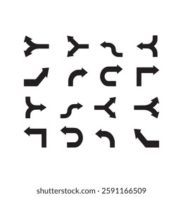 "Arrow Icon Set | Directional Navigation Symbols"
"Vector Arrows | UI, UX Design Elements"
"Flat, Minimalist Arrow Icons 