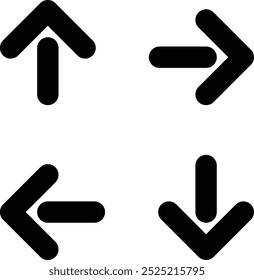 Diseño de elemento de conjunto de iconos de flecha