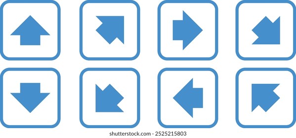 arrow icon set element design