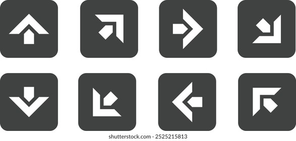 arrow icon set element design