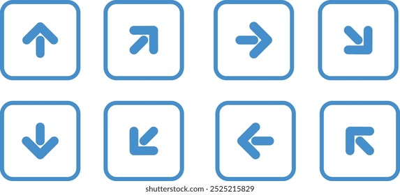 arrow icon set element design