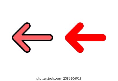 Arrow icon set illustration. Arrow sign and symbol for web design.
