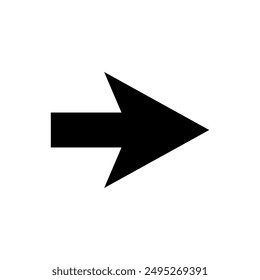 The arrow icon is set to a large black set. Arrow icon. Collection of vector arrows. Arrow. Cursor. Modern simple arrows. Isolated on a blank and editable background.