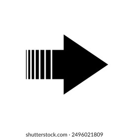 The arrow icon is set to a large black set. Arrow icon. Collection of vector arrows. Arrow. Cursor. Modern simple arrows. Isolated on a blank and editable background.