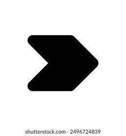 El ícono de flecha se establece en un Grande conjunto negro. Icono de flecha. Colección de flechas de Vector. Flecha. Cursor. Modernas flechas simples. Aislado en un fondo en blanco y editable.