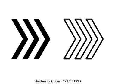 Arrow icon set. Arrow symbol. Arrow sign for your web design