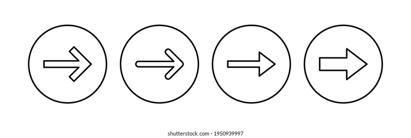 Conjunto de iconos de flecha. Símbolo de flecha. Signo de flecha para tu diseño web.