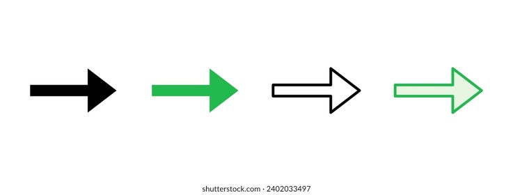Arrow icon set. Arrow symbol. Arrow sign for your web design.
