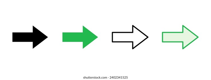 Arrow icon set. Arrow symbol. Arrow sign for your web design.