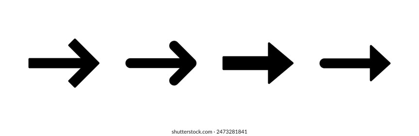 Arrow icon set. Arrow symbol. Arrow sign for your web design.