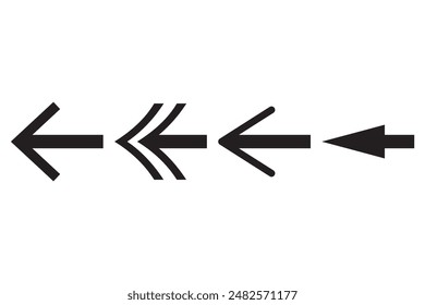 Ensemble d'icônes de flèche. Symbole de flèche. Signe flèche pour votre web design.