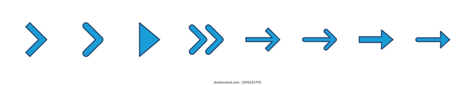 Arrow icon set. Arrow symbol. Arrow sign for your web design.