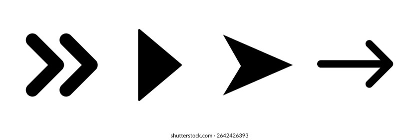 Arrow icon set. Arrow symbol. Arrow sign for your web design.