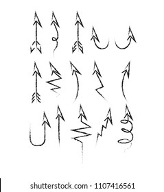arrow icon set, vector